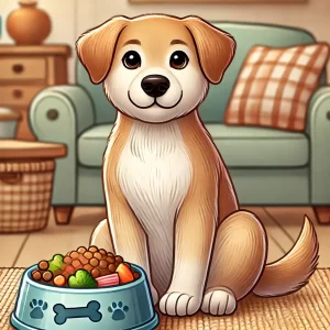 シニア犬とドッグフード2