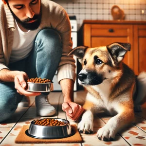 犬がドッグフードを食べないので飼い主が頑張る