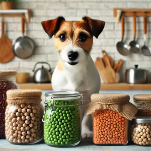 犬と豆類（エンドウ豆、レンズ豆、ひよこ豆など）